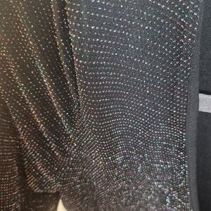 Forever 21 Black and Silver Shimmer Top